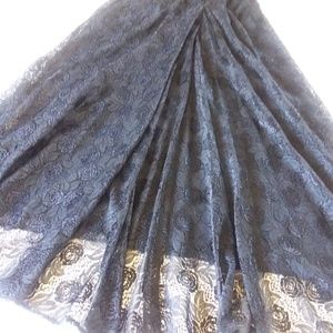 EVENING LACY BLACK PARTY DRESS